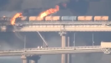 Крымский мост, взрыв на мосту