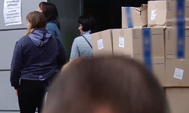 Безкоштовні продукти для ВПО та пенсіонерів у Дніпропетровській області