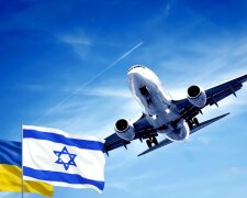 израиль, флаг, самолет