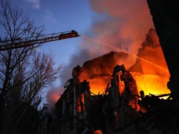 пожежа, будинок, атака на Миколаїв
