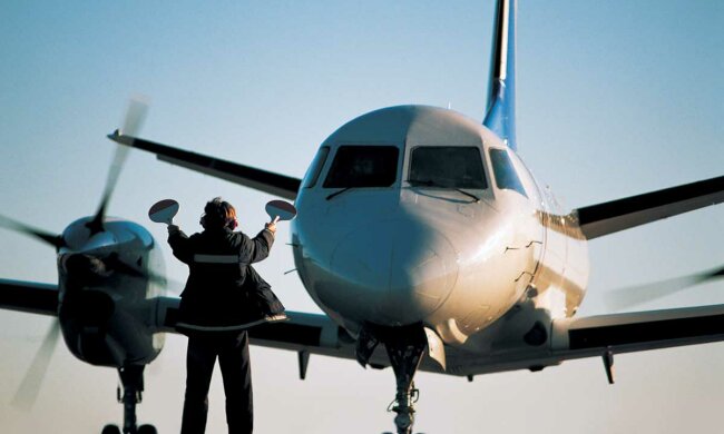 самолет, посадка