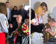Відео забанили росіяни: одружився військовий без ніг, сватання якого показали на всю країну