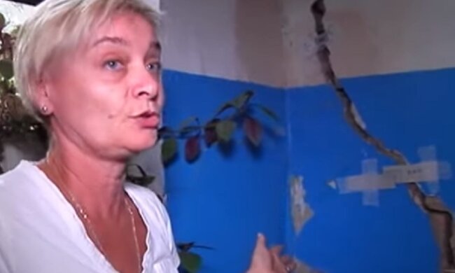 Жители Кривого Рога могут оказаться на улице, видео: дом трещит по швам, а власти разводят руками