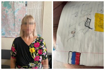 Харьковчанка заставила маленького сына полюбить "русский мир": полицейские нашли антиукраинские рисунки