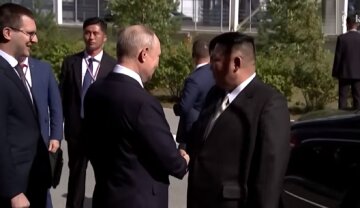 Путин, Ким Чен Ын, скриншот: YouTube