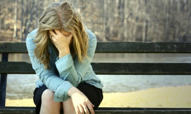 одиночество, грусть, женщина, депрессия
