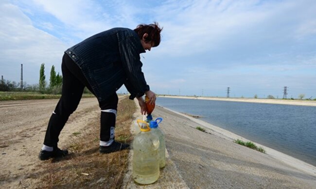 Крым, вода в Крым, аннексированный Крым