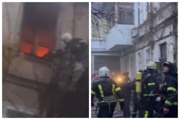 Масштабный пожар в центре Одессы, дым и пламя вырывались из окон: известно о жертвах