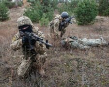 Украинские десантники провели эффектные учения (фото)