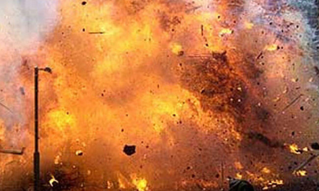 взрыв пожар огонь