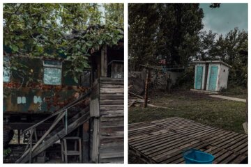 Ржавые вагоны  и все гниет: в сети показали, как  живут сотрудники "Укрзализныци" под Одессой, кадры