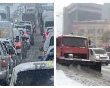Харьковщину засыпало снегом, застав врасплох коммунальщиков: город стоит в пробках, кадры стихии