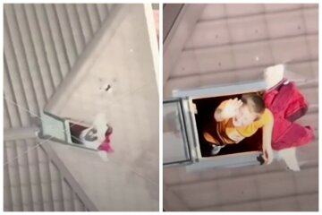 Вместе с водой дрон передал семье на крыше милую записку: что в ней было