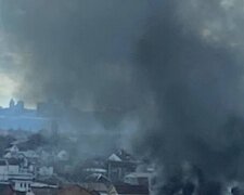 дым, Киев, пожар