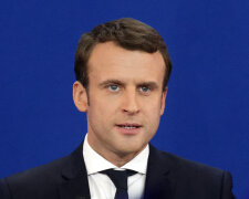 Presidential Candidate Emmanuel Macron Hosts A Meeting At Parc Des Expositions In Paris