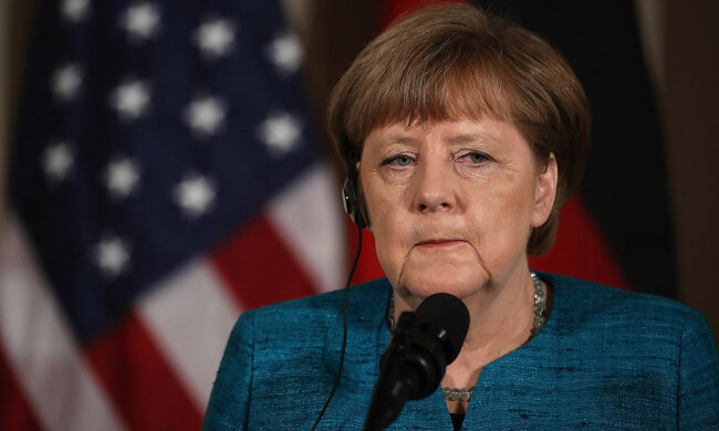 Donald Trump Holds Joint Press Conference With German Chancellor Angela Merkel