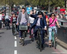 Boris opens the Cycle Super-Highway at Blackfriars Bridge/Embankment