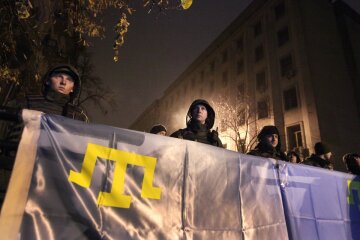 крым крымские татары протест митинг