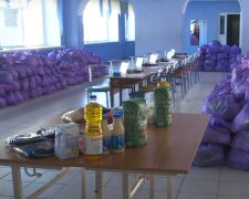 Безкоштовні продукти для ВПО та пенсіонерів у Запоріжжі