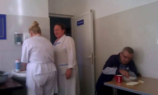 больница, еда