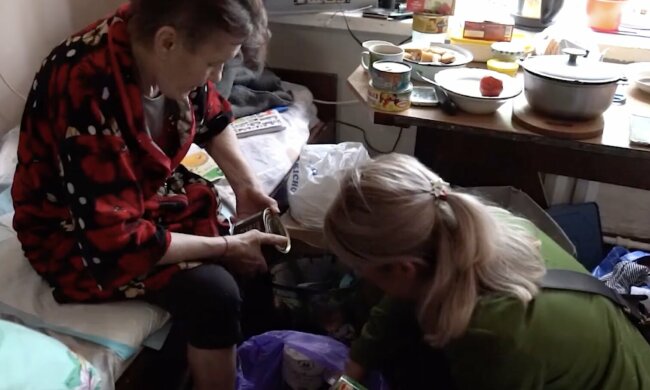 Гуманитарная помощь для пенсионеров в Кировоградской области