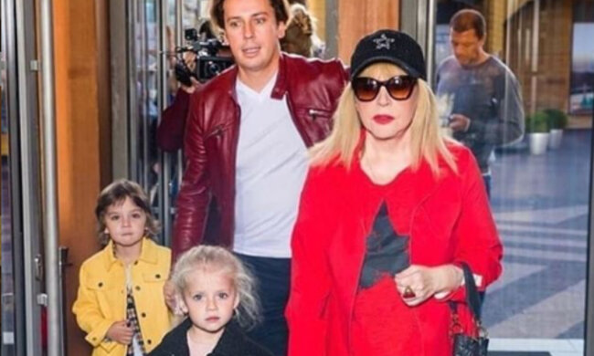 Алла Пугачова, Максим Галкін, Гаррі, Ліза, діти