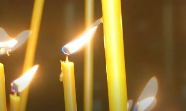 церковь, свечи, храм