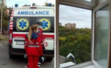Двухлетняя девочка выпала из окна в Харькове, детали несчастья: "пока отец занимался..."