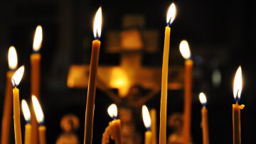 свечи, церковь