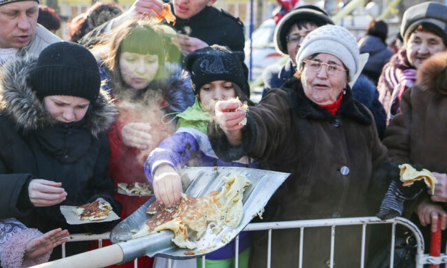 блины на лопате