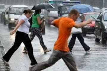 погода, злива, дощ влітку