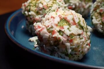 закуска из крабовых палочек