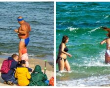 В Одессе отдыхающие открыли пляжный сезон: кадры разлетелись по сети