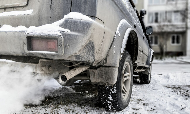 авто зимой, герой парковки