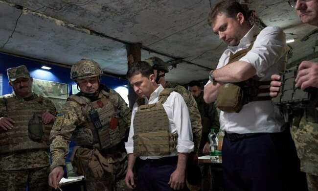 Владимир Зеленский, фронт