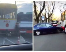 ДТП с трамваем и троллейбусом в Одессе: кадры и что известно