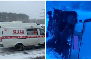 Автобус с россиянами на скорости перевернулся в кювет, что известно о пострадавших и первые кадры: "Зажало..."