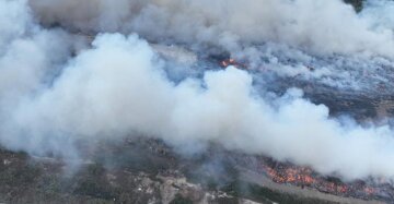 пожар на свалке на Днепропетровщине