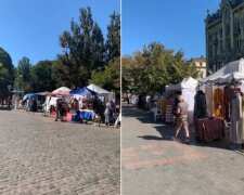 "Як на 7 кілометрі": у центрі Одеси з'явився стихійний ринок, кадри ганьби