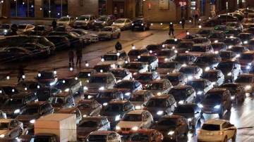 День визволення Києва: місто завмерло в заторах – інфографіка