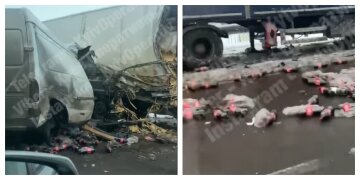 Микроавтобус врезался в грузовик на трассе Киев–Одесса: появились информация о пострадавших