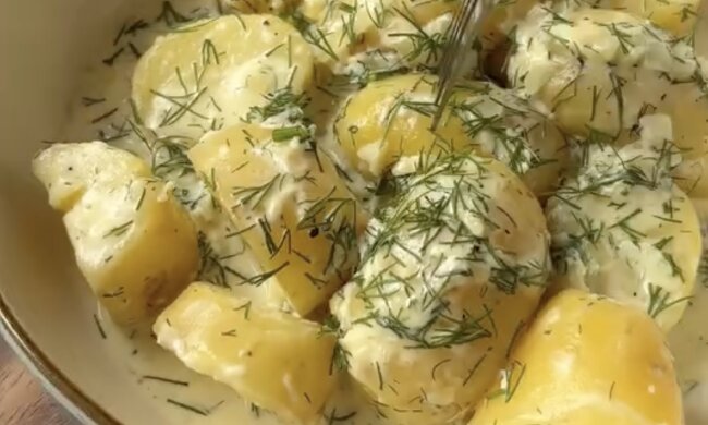 молодой картофель