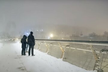 зима, люди, погода, туман, забруднення повітря