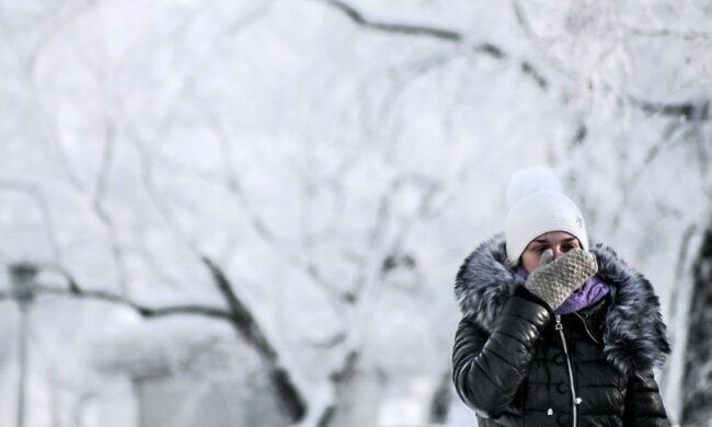 Погода в Украине, холод, мороз