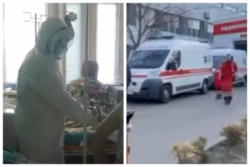 коронавірус, карантин, лікарня, швидкі, лікарі