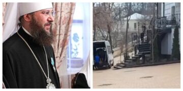 Митрополит московської церкви вивозить майно з Лаври, кадри: "Вже два дні..."