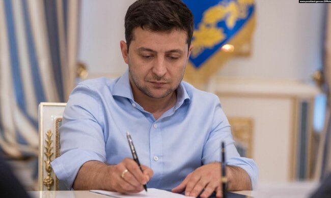 Владимир Зеленский, подпись