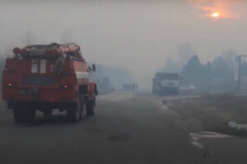 пожар в Чернобыльской зоне