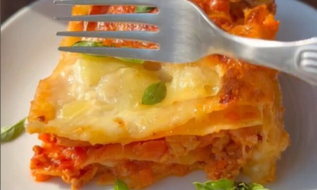 лазанья, скриншот