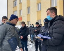 14 грудня представники Нацкорпусу провели перформанс під «Львівгазом»